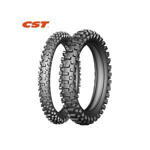Qualité supérieure CST CM737 110/90-19 Traction <span class=keywords><strong>sur</strong></span> terrain mou Pneus de moto tout terrain en caoutchouc sans chambre à air - Product Image 1