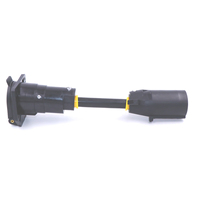 Adaptateur de câblage automobile ODM 7P à branchement direct en usine, prise latérale de véhicule ronde à 7 voies vers prise de remorque ronde à 7 broches