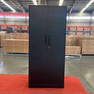 Office <strong>Lockable</strong> 2 Doors Steel Cupboard Tall <strong>Metal</strong> Filing Storage <strong>Cabinet</strong> with Adjustable Shelves - Product Image 2