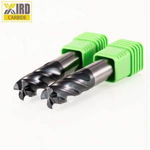 Solid <span class=keywords><strong>Carbide</strong></span> <span class=keywords><strong>Endmill</strong></span> <span class=keywords><strong>4</strong></span> Sáo Với Góc Bán Kính Cho Thép Không Gỉ - Product Image 1