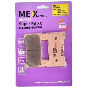 Plaquettes de frein avant de moto frittées M296HH pour Benda 300 Kingira 300 Harley Soft Tail XR1200 Kawasaki <span class=keywords><strong>636</strong></span> <span class=keywords><strong>Honda</strong></span> CB400 - Product Image 6