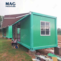 Expédition économique : Maison conteneur de luxe avec auvent, petites maisons modernes préfabriquées, maisons modulaires conteneurs chinoises à vendre