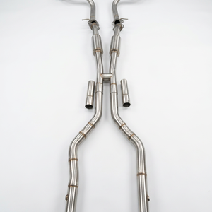 Pour Lexus GSF/GS F 5.0L V8, échappement avec soupape, silencieux à commande à distance, acier inoxydable, finition polie miroir, épaisseur 1,2 mm - Product Image 1