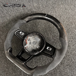 Volante de Fibra de Carbono con LED Mejorado para Volkswagen Golf R 6 7 8 MK6 MK7 Passat B6 <span class=keywords><strong>Polo</strong></span> Jetta Tiguan - Product Image 4