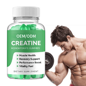Caramelle Gommose di Creatina, Elettroliti e BCAA Senza Zucchero, Vegane, Integratore Energetico per la Crescita Muscolare, Etichetta Privata ODM all'Ingrosso - Product Image 1