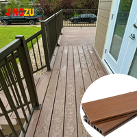 Planches de terrasse en composite PVC WPC style moderne 2026, aspect bois gaufré, pour extérieur, jardin, cour, terrasse, piscine