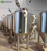 Fermenteur de bière 600L, Cuve de fermentation 5BBL, Unitanks, Indicateur de niveau FV pour produits gazeux, Cuves de fermentation à double enveloppe