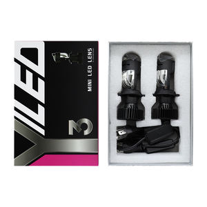 Phare de voiture LED Y3 12V 240W 6000K avec mini-lentille projecteur H4 10000 Lumens, ajustement universel - Product Image 3