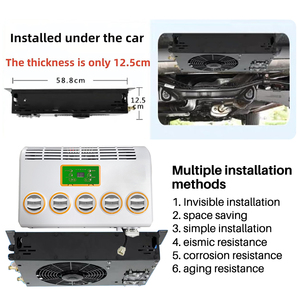 แอร์จอดรถ 12V 24V แยกส่วน 12 โวลต์ 24 โวลต์ สำหรับรถบรรทุก รถขุด แอร์รถยนต์ EAC001.69 - Product Image 3
