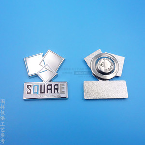 Cute <b>Elephant</b> Badge Cartoon Animal Shape Magnetic Alloy Buckle Type Advertising <b>Gift</b> Promotional Item Bright Nickel HZ6868576 - Product Image 4