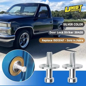 สลักล็อคประตู 38428 แทนที่ 15013147, สลักประตูเหล็กแข็งแบบ Heavy Duty พร้อมแหวนรองขนาดใหญ่สำหรับ Chevrolet GMC - Product Image 5