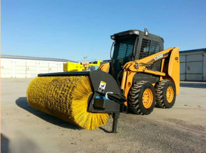 Balai à neige rotatif balai à neige balai d'angle monté sur tracteur chariot élévateur ou chargeuse/chargeuse compacte - Product Image 3
