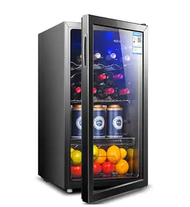 Sessiz Mini buzdolabı Mini Bar/içecek soğutucu ekran buzdolabı/İçecekler soğutucu