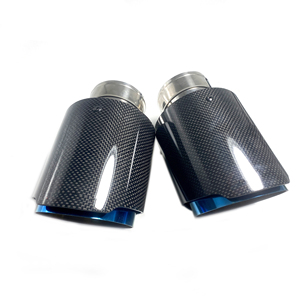 Punta de Escape Universal de Acero Inoxidable 304 y Fibra de Carbono Brillante de Calidad Superior <span class=keywords><strong>para</strong></span> <span class=keywords><strong>Akrapovic</strong></span> - Product Image 4