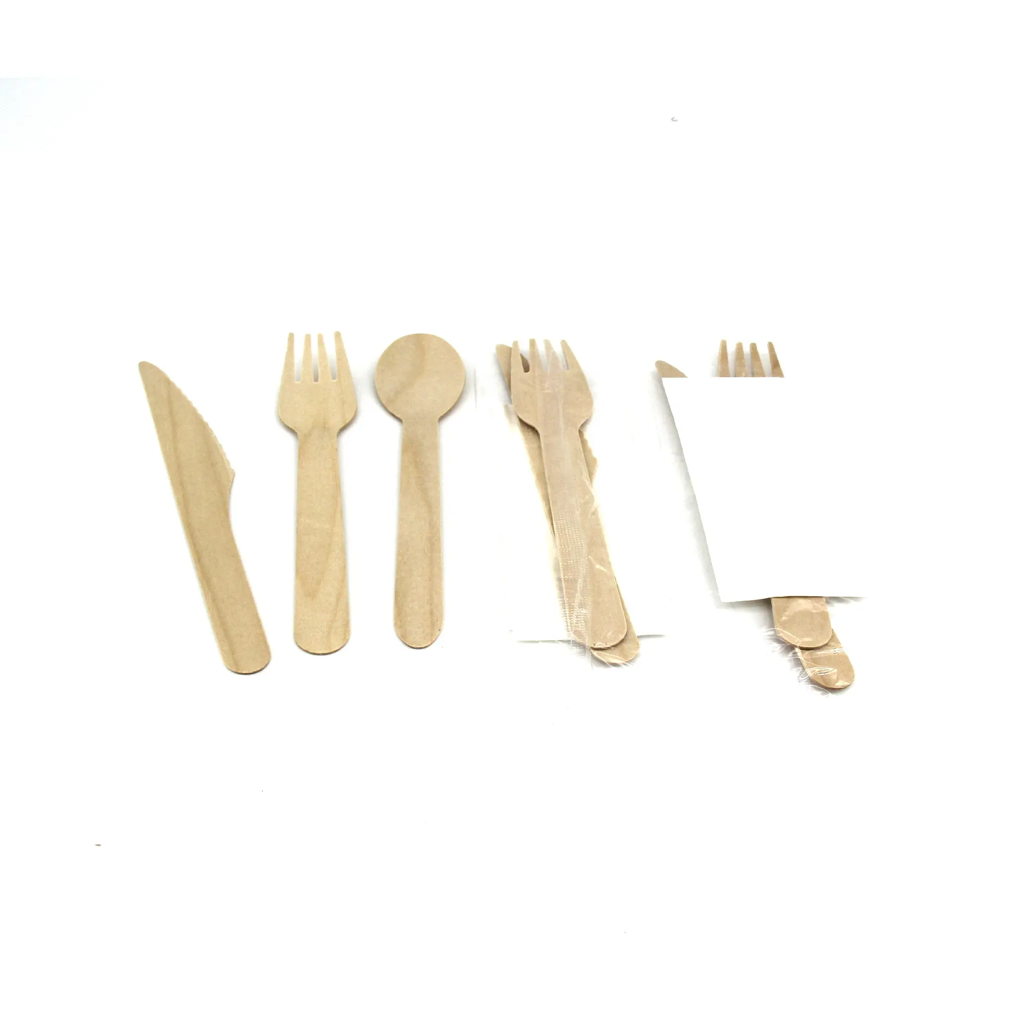 Food Grade high quality cheap bulk disposable Biodegradable wooden knife fork spoon wooden cutlery