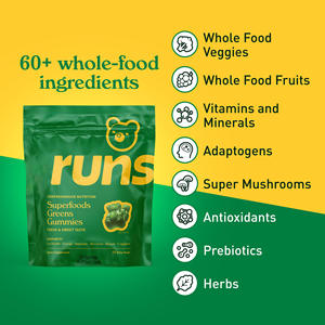 Gummies Multivitaminées Super Greens Naturelles Saveur Épices & Herbes Sachet <span class=keywords><strong>de</strong></span> 28 Unités Végétaliennes Sans Sucre Personnalisation OEM Disponible - Product Image 3