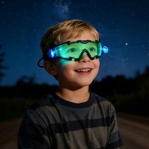SamToyCn - Gafas de Esquí Electrónicas con Protección Ocular, Gafas de Visión Nocturna para Niños con Luz Azul - Product Image 4