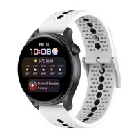 Correa de Reloj Deportiva de Silicona de Dos Tonos de 22 mm para Reloj Inteligente Huawei Watch 3 GT 2 Pro GT3, Correa para Samsung Galaxy 5 4
