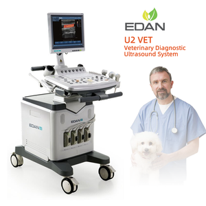 เครื่องอัลตราซาวนด์วินิจฉัยโรคสัตว์ EDAN U2 VET หน้าจอ LCD 15 นิ้ว ระบบ B/M ภาพสี PDI สำหรับการตรวจสุนัขและแมว - Product Image 1