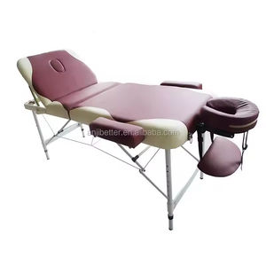 Tempat tidur tato Solon wajah, profesional tinggi dapat diatur portabel 2 lipat Camillas De Masajes cahaya meja pijat tempat tidur tato Spa - Product Image 5