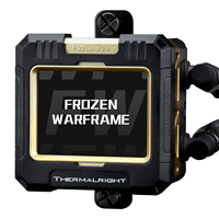 Refroidisseur de processeur liquide AIO FROZEN WARFRAME 240 BLACK ARGB, radiateur en aluminium de 240 mm, ventilateurs PWM 2000 tr/min, Intel LGA1851/1700, AMD AM4/AM5