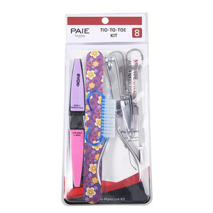 Paie Tio-To-Toe <b>Kit</b> 8-Piece Manicure Pedicure Set For <b>Nail</b> Care And Grooming - Product Image 5