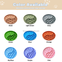 Bol à lécher en silicone pour chien de qualité alimentaire, nid d'abeilles, poisson, nourriture lente pour animaux de compagnie, pour l'enrichissement