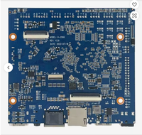 Carte mère RK3566 Quad Core A55 pour machine publicitaire et de vente au détail, avec LVDS, EDP, RS232, RS485, SATA, compatible Ubuntu Linux et Android 11