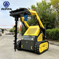 Piccolo giardino cingolato Stock disponibile Forest Mulcher piccolo mini track skid steer caricatore articolato