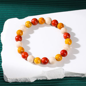 Bracelets JD GEMS classiques de haute qualité en pierre naturelle œil de tigre jaune, acier inoxydable et pierres naturelles mélangées - Product Image 2