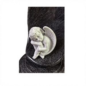 Stèles et pierres tombales en granit allemand, pierre tombale commémorative allemande, pierre tombale en granit noir allemand pour commémoration - Product Image 4