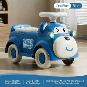 Nuevo Scooter Eléctrico de Plástico <span class=keywords><strong>para</strong></span> Niños, Auto de Juguete con Luces/Música, Multicolor, de Cuatro Ruedas, <span class=keywords><strong>para</strong></span> Niños de 1 a 3 Años - Product Image 1