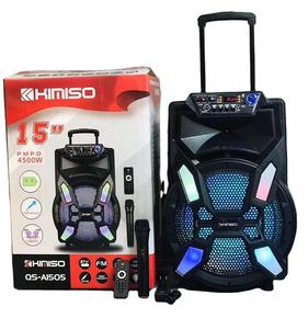 Altavoz con carrito recargable de 15 pulgadas, altavoz inalámbrico con micrófono, gran <span class=keywords><strong>oferta</strong></span> - Product Image 3