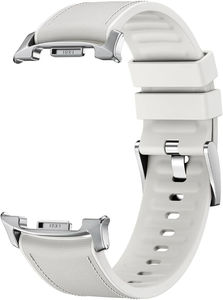 Correa de Cuero Upro con Silicona para Samsung Galaxy Watch 8/8 Classic, Brazalete sin Espacios para Galaxy Watch 8 40mm 44mm - Product Image 5