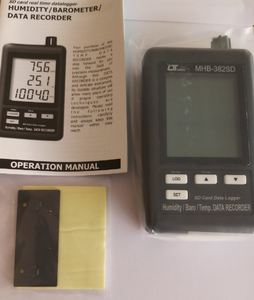 เครื่องวัดความชื้น+อุณหภูมิ+ความกดอากาศแบบติดผนัง รุ่น MHB-382SD พร้อมบันทึกข้อมูล - Product Image 5