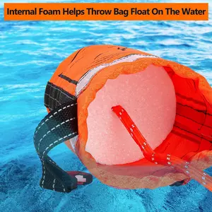 HH-Bolsa de rescate de emergencia marina flotante, bolsa impermeable con cordón para Kayak