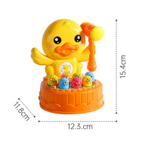 Zhiqu unisexe multifonctionnel électrique Percussion jouet petit plastique Hamster dessin animé jeu Puzzle jouer maison éducatif 5 7 ans