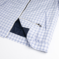 Veste matelassée en coton 100 % pour homme, coupe formelle, anti-plis, à manches longues