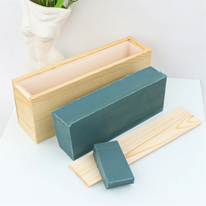1.2L Rectangular Handmade Soap Silicone Mold BIg Capacity with Wooden Box Baking Toast Tool <b>Kitchen</b> Loaf Embed DIY Soap Making - Product Image 5