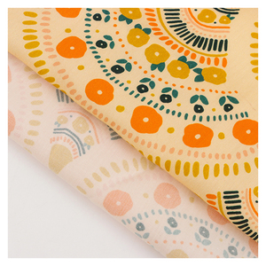 Chất Lượng Cao 100% Twill Vải Tùy Chỉnh In Kỹ Thuật Số Hữu Cơ Dệt Phong Cách Cho May Mặc Dresses - Product Image 6