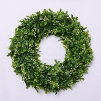 Guirlande de feuillage artificiel vert naturel de 18 pouces pour printemps-été, fleurs et plantes, guirlandes de Noël