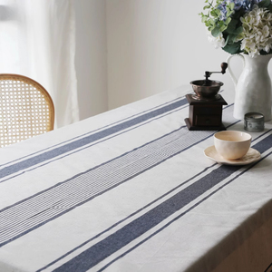 Tovaglia da Cucina in Cotone, Lavabile in Lavatrice, Riutilizzabile, con Righe <span class=keywords><strong>Grandi</strong></span>, per Uso Ripetuto - Product Image 4