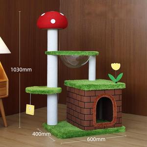 Árbol para Gatos de Interior Multicapa, Moderno, Elegante y Resistente, con Nido de Descanso de Lujo de Sisal y Cartón, Venta Caliente de Fábrica - Product Image 6