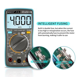 Multímetro Digital Inteligente ZT-81/82 de Alta Precisión, Multifunción, con Pantalla Digital Automática para Electricistas - Product Image 6