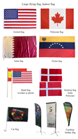 Drapeau National Personnalisé du Congo Démocratique Toutes Tailles 3*5FT en Polyester à Suspendre, Vente en Gros