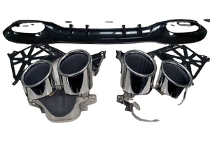 Difusor trasero de venta directa de fábrica con punta de escape para Mercedes Benz A45s AMG Sedan A CLASS W177 - Product Image 4