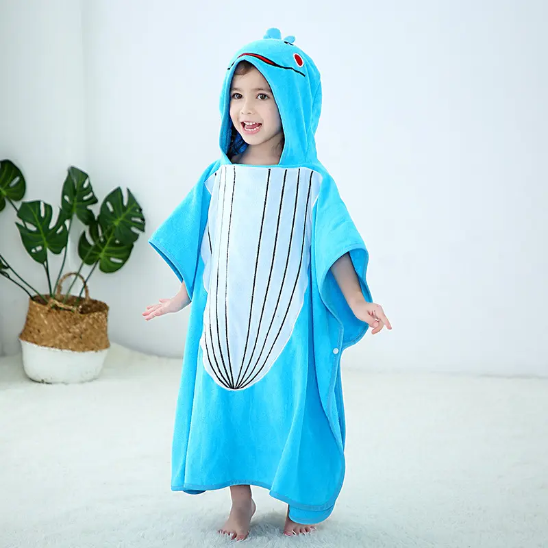 מגבת רחצה לתינוק מגבות פעוטות עם ברדס לילדות מגבת חוף סופר סופגת בגודל גדול