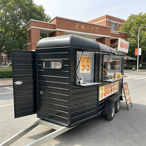 Modern Hot Dog Cart Fully Equipped Horse <b>Box</b> Truck Fast Burger Efficient Food <b>Trailer</b> - Product Image 3