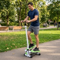 Mini stepper hydraulique pour la maison, elliptique et simulateur d'escalade, équipement de fitness multifonctionnel pour intérieur