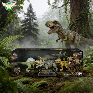 Juego de Juguetes de Dinosaurios Realistas, <span class=keywords><strong>Mosasaurus</strong></span>, Sterrholophus, Marsh Spinosaurus, Tiranosaurio, con Sonido Simulado - Product Image 4